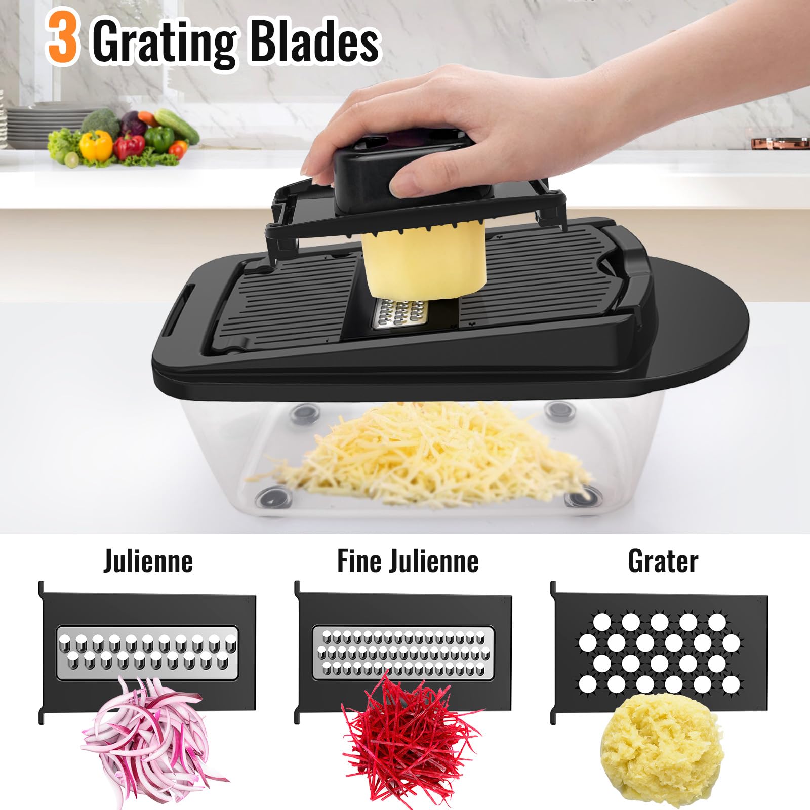 ukeetap in use chopping an onion, accelerates meal preparation