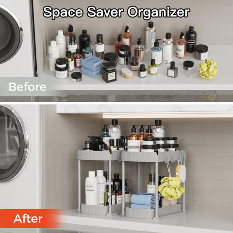 ukeetap size comparison beside household bottle showing compact space-saving benefit