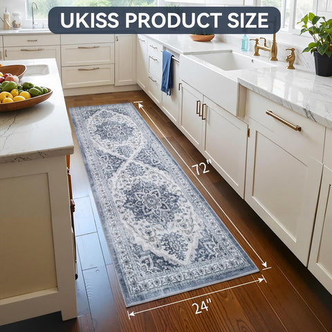UKISS rug closeup texture of low-pile faux wool offering soft comfort