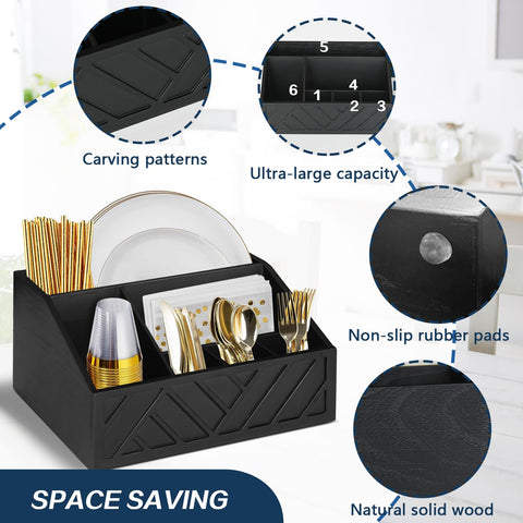 Ukonvi underside view showing non-slip pads that stabilize the caddy and protect surfaces