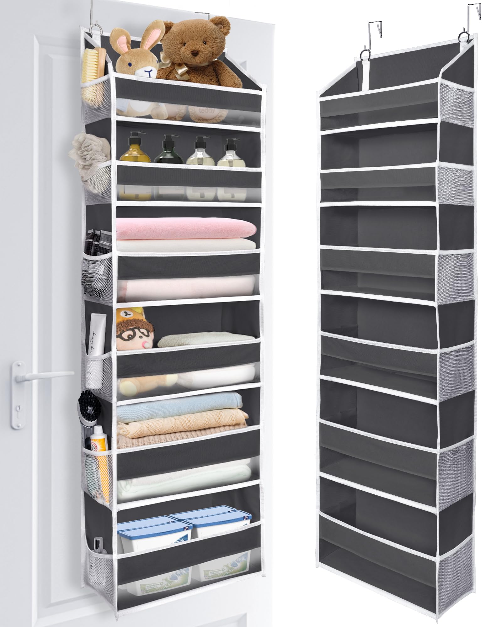 ULG front view showing six large pockets and organized storage benefits