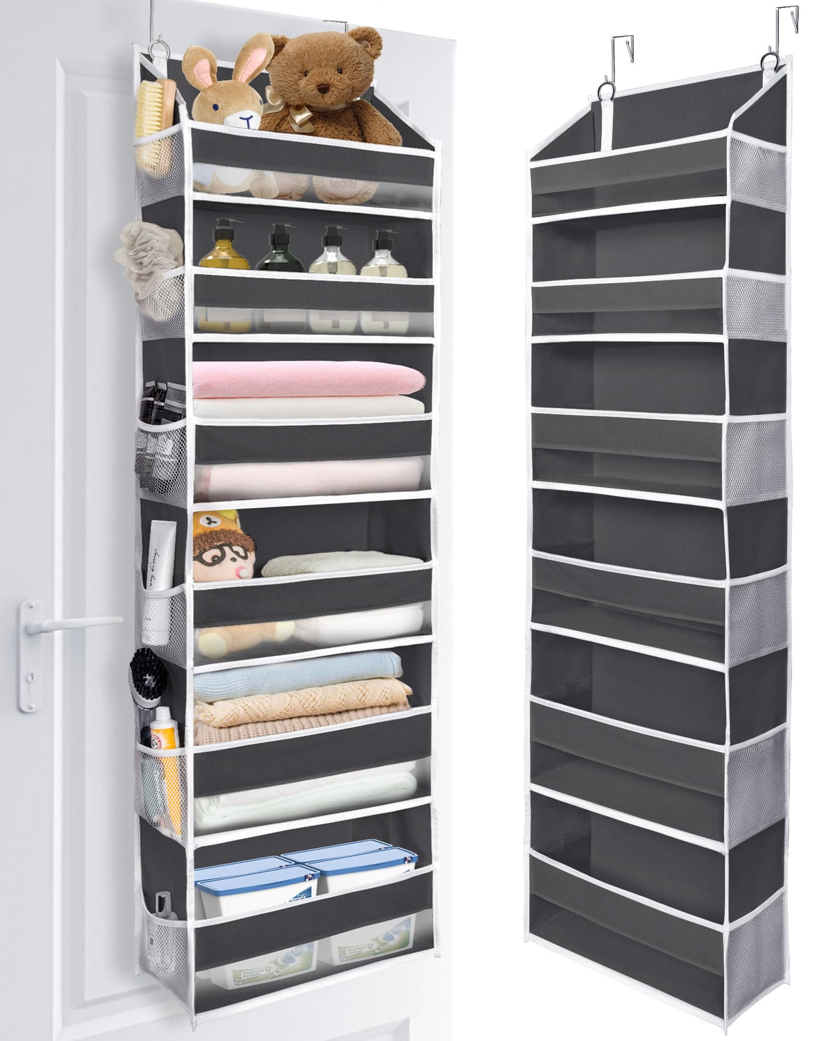ULG front view showing six large pockets and organized storage benefits