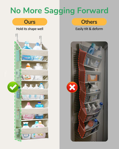 ULG mesh pocket detail showing side storage for chargers and small items