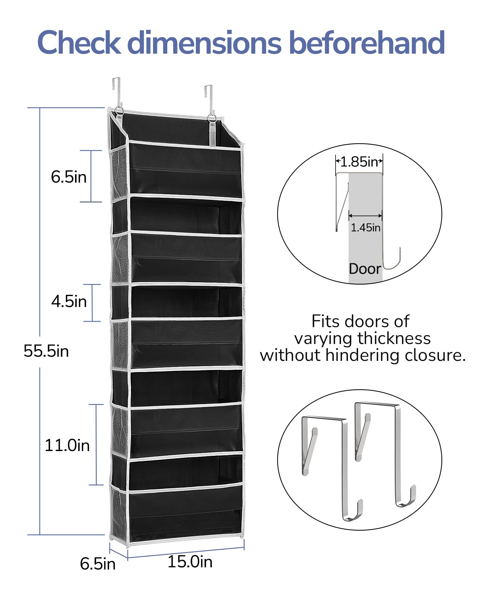 ULG shelf depth and durable fabric texture showing strong load support