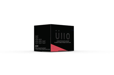 Üllo filter close-up highlighting filtration media and precise construction for effective removal