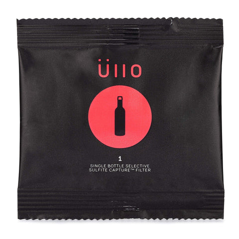 Üllo filter installed in purifier demonstrating easy use and immediate wine improvement
