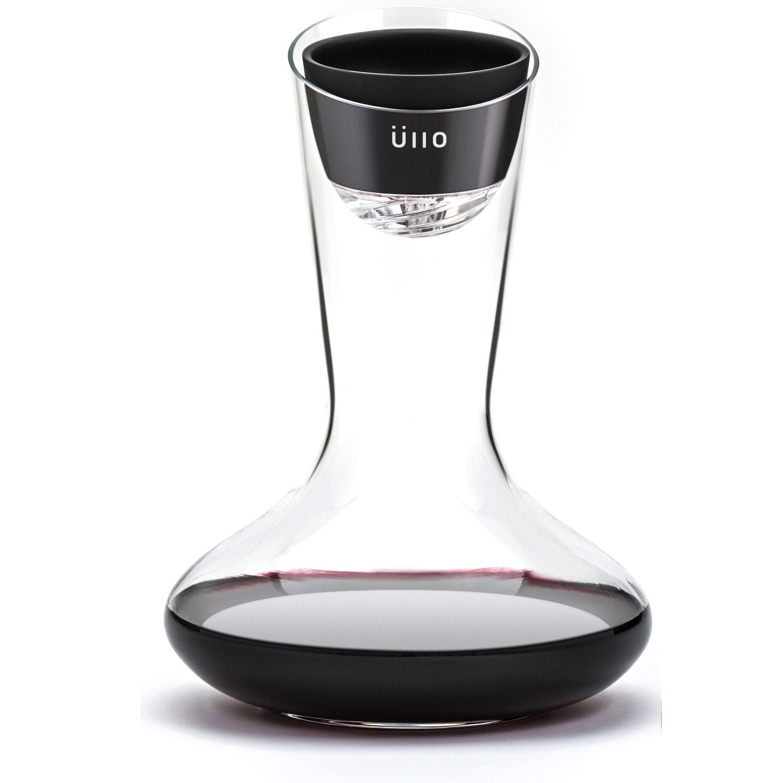 Üllo front view decanter and purifier showing elegant design and easy use