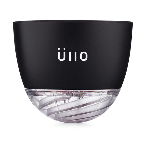 Üllo front view showing sleek purifier design and easy placement benefit