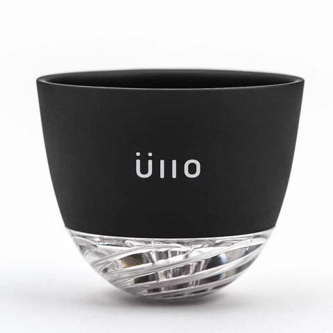 Üllo product label and included six filters displayed for clarity and contents