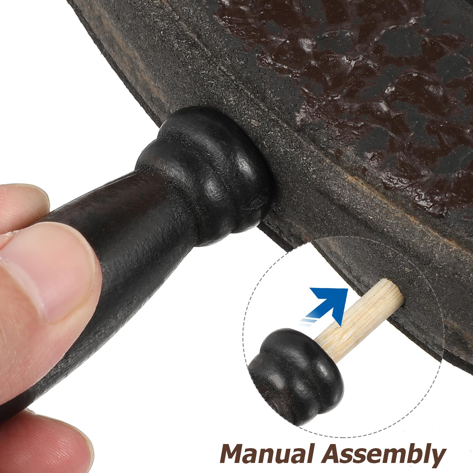 ULTNICE rear hanging hook view for effortless wall installation benefit