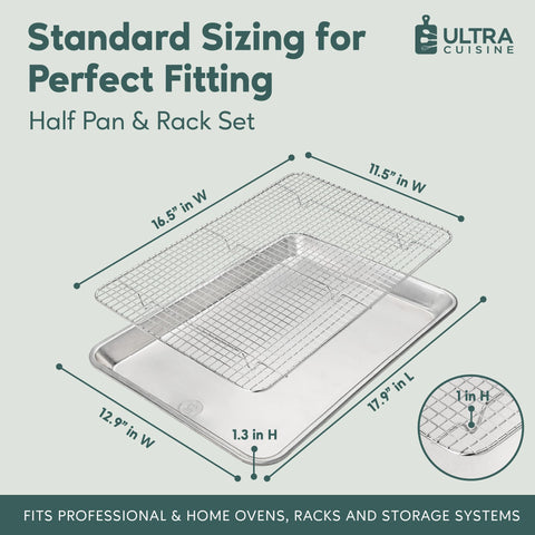 Ultra Cuisine close-up of reinforced rim protecting pan from warping over time