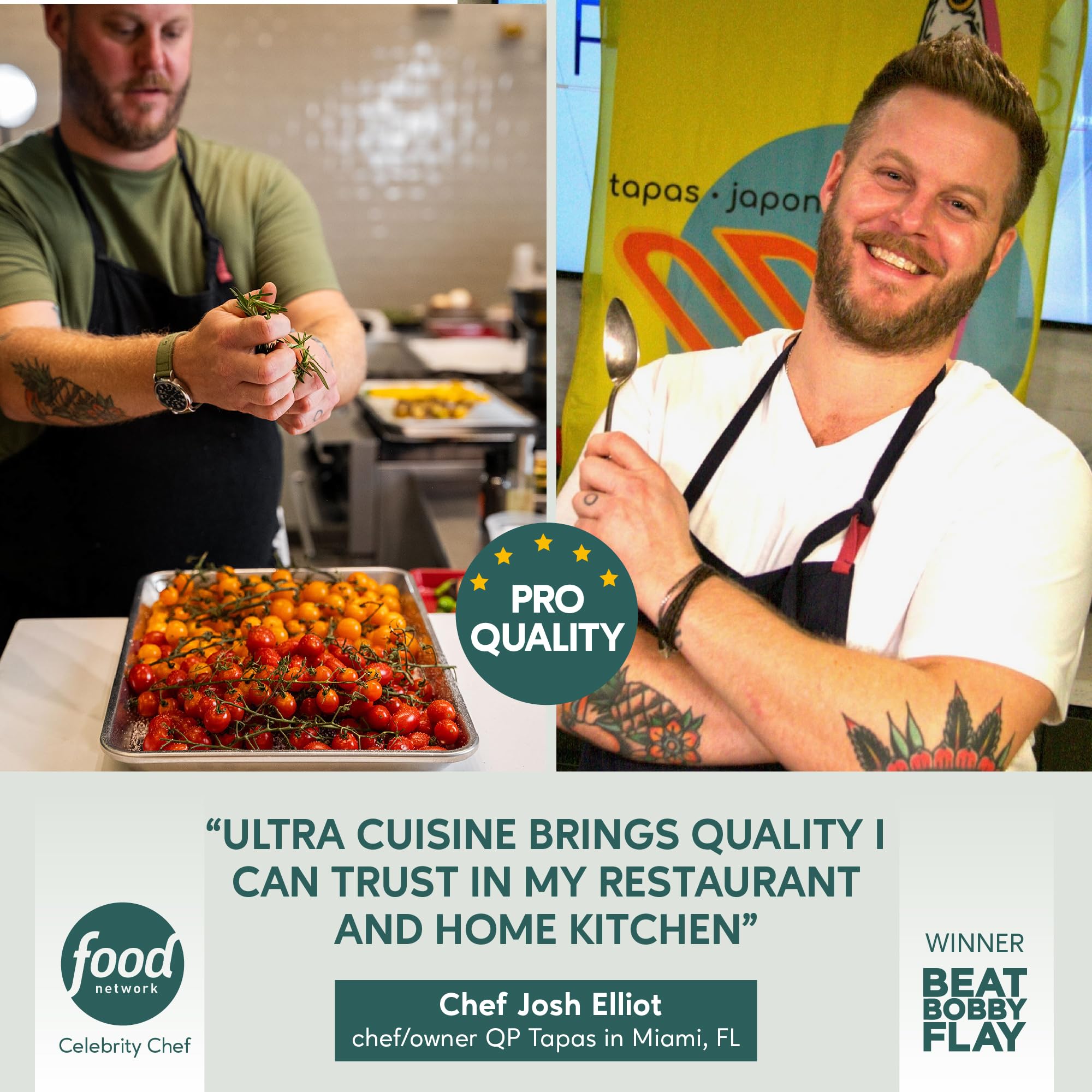 Ultra Cuisine stainless rack detail highlighting rust-resistant 304 grade for durability