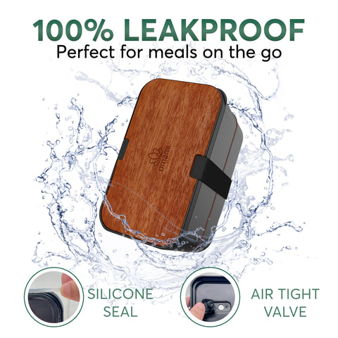 Umami bento compact utensil set included for on-the-go eating convenience