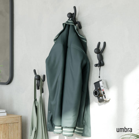 Umbra Buddy close-up of molded plastic texture highlighting durable finish and style
