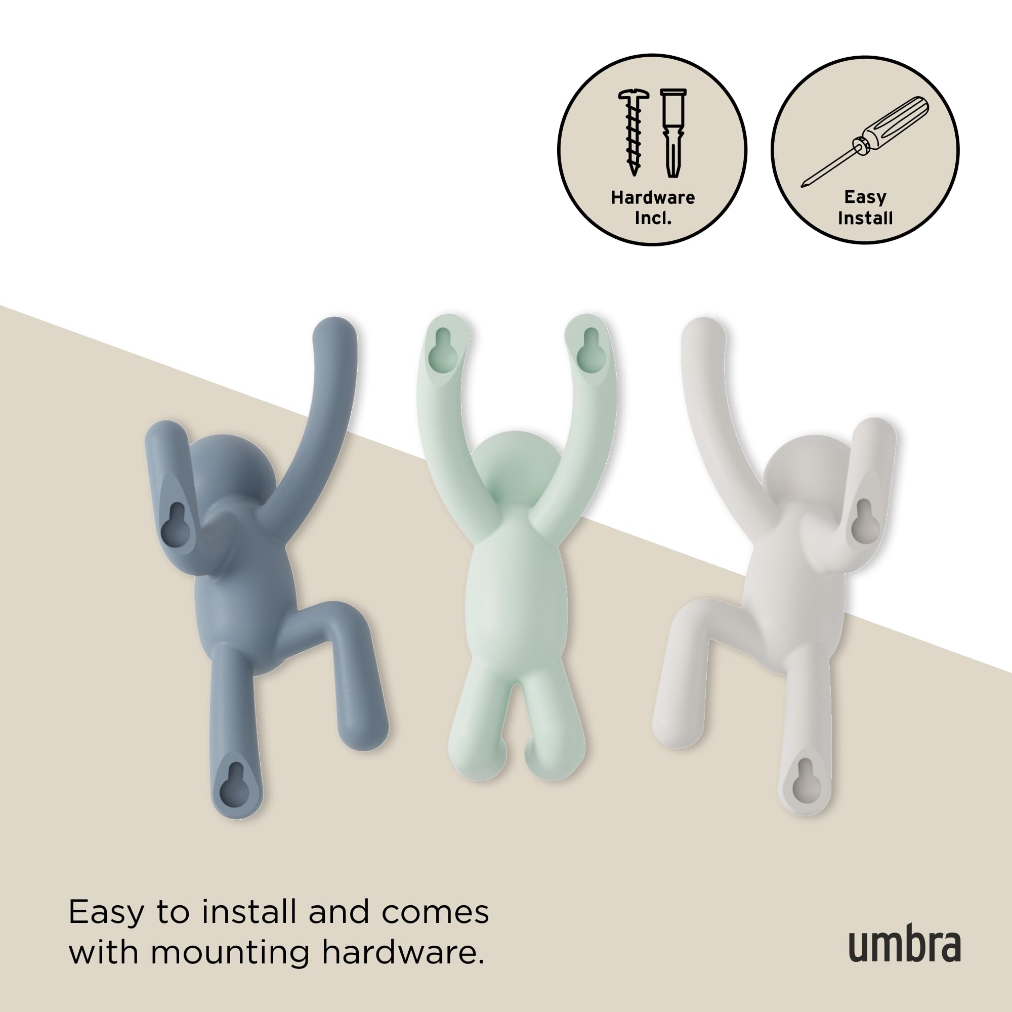 Umbra Buddy styled in an entryway showing decorative and functional benefit