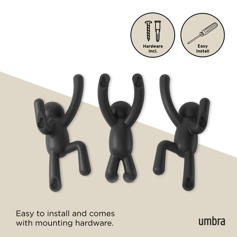 Umbra Buddy styled in entryway adding personality and keeping items organized benefit