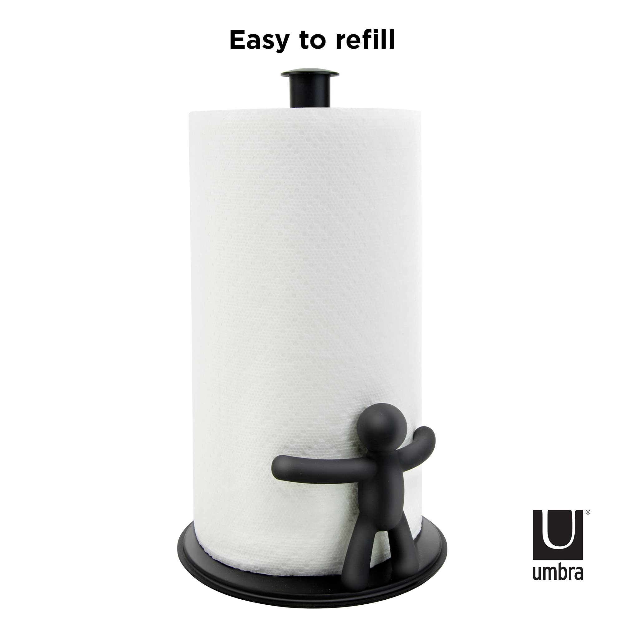 Umbra Buddy on kitchen countertop in lifestyle scene adding personality and functionality benefit