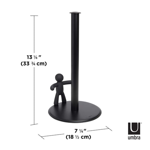 Umbra Buddy side profile highlighting compact silhouette and space-saving benefit