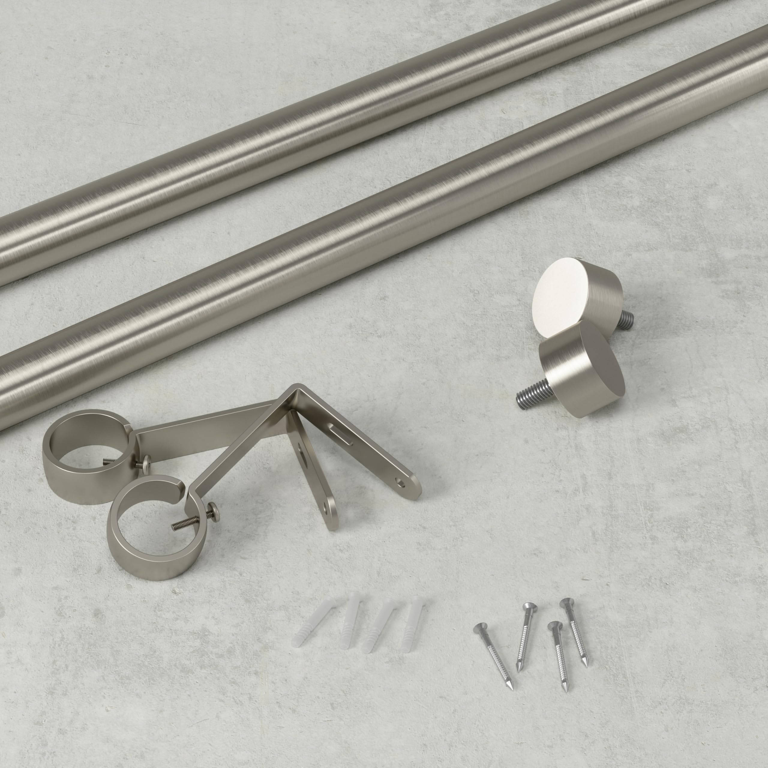 Umbra Cappa bracket and hardware laid out, demonstrates secure mounting components