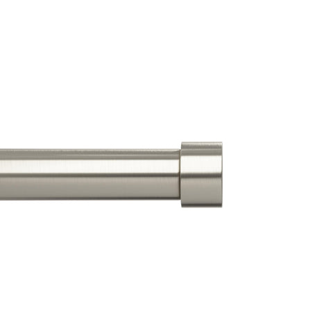 Umbra Cappa front packaging showing nickel rod and included hardware, simplifies setup