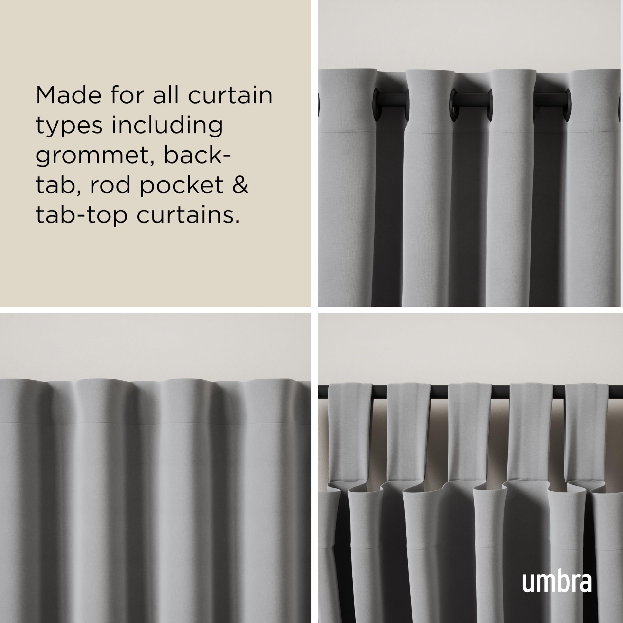 Umbra Cappa installation hardware laid out including brackets screws anchors for quick setup