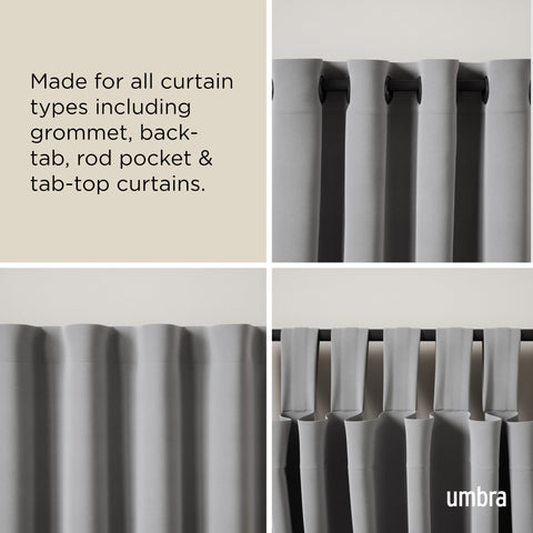 Umbra Cappa installation hardware laid out including brackets screws anchors for quick setup