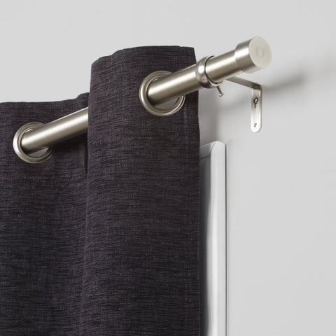Umbra Cappa profile edge view displaying low-profile rod, blends unobtrusively