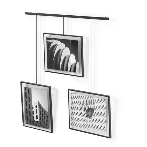 Umbra front view of three-frame gallery showing modern display benefit