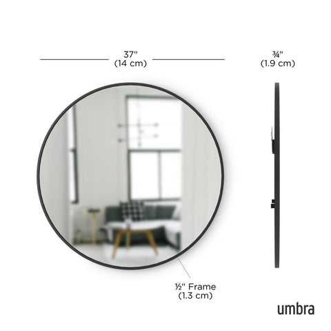 Umbra Hub reflecting window light, increases room luminosity