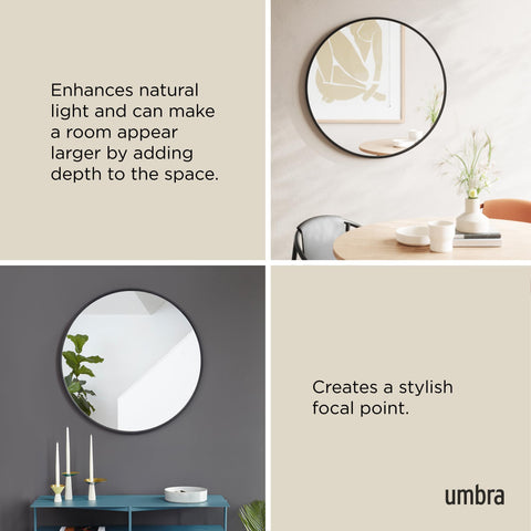 Umbra Hub side profile showing frame depth and protective finish