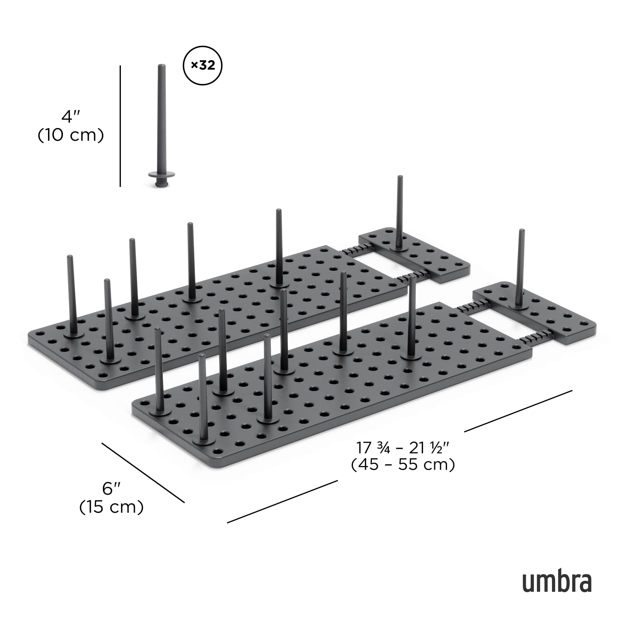 Umbra Peggy installed in drawer organizing containers for faster access
