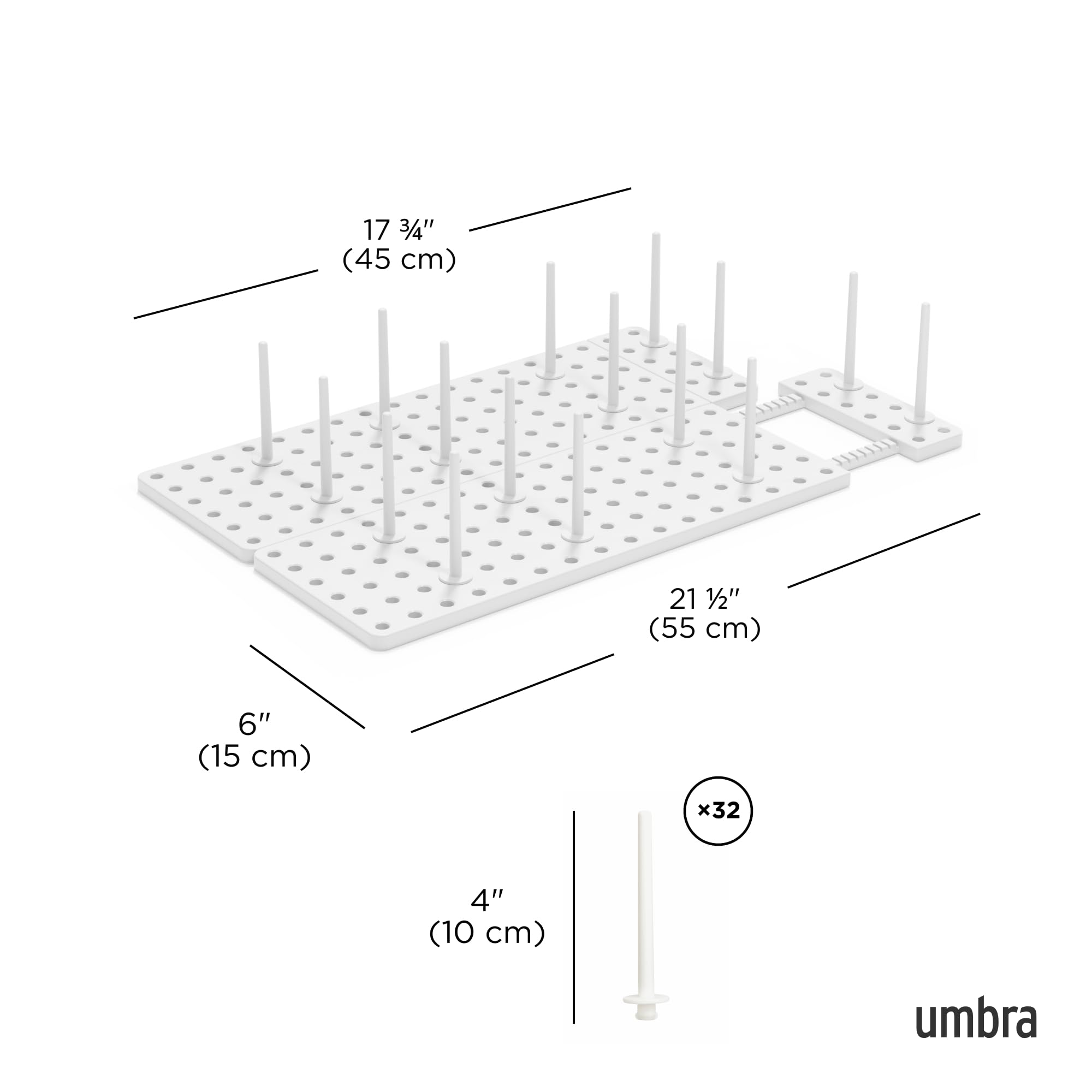 Umbra Peggy single peg detail demonstrating secure peg fit and flexible use