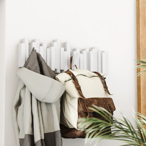 Umbra Sticks styled in bedroom setting adding decorative organization benefit