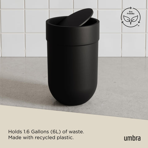 Umbra Touch with matching bath accessories showing coordinated style
