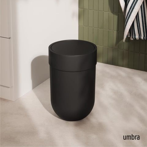Umbra Touch swing-top lid close-up showing easy removal benefit