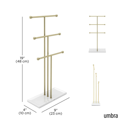 Umbra Trigem closeup of plated steel bars highlighting durability and spacing