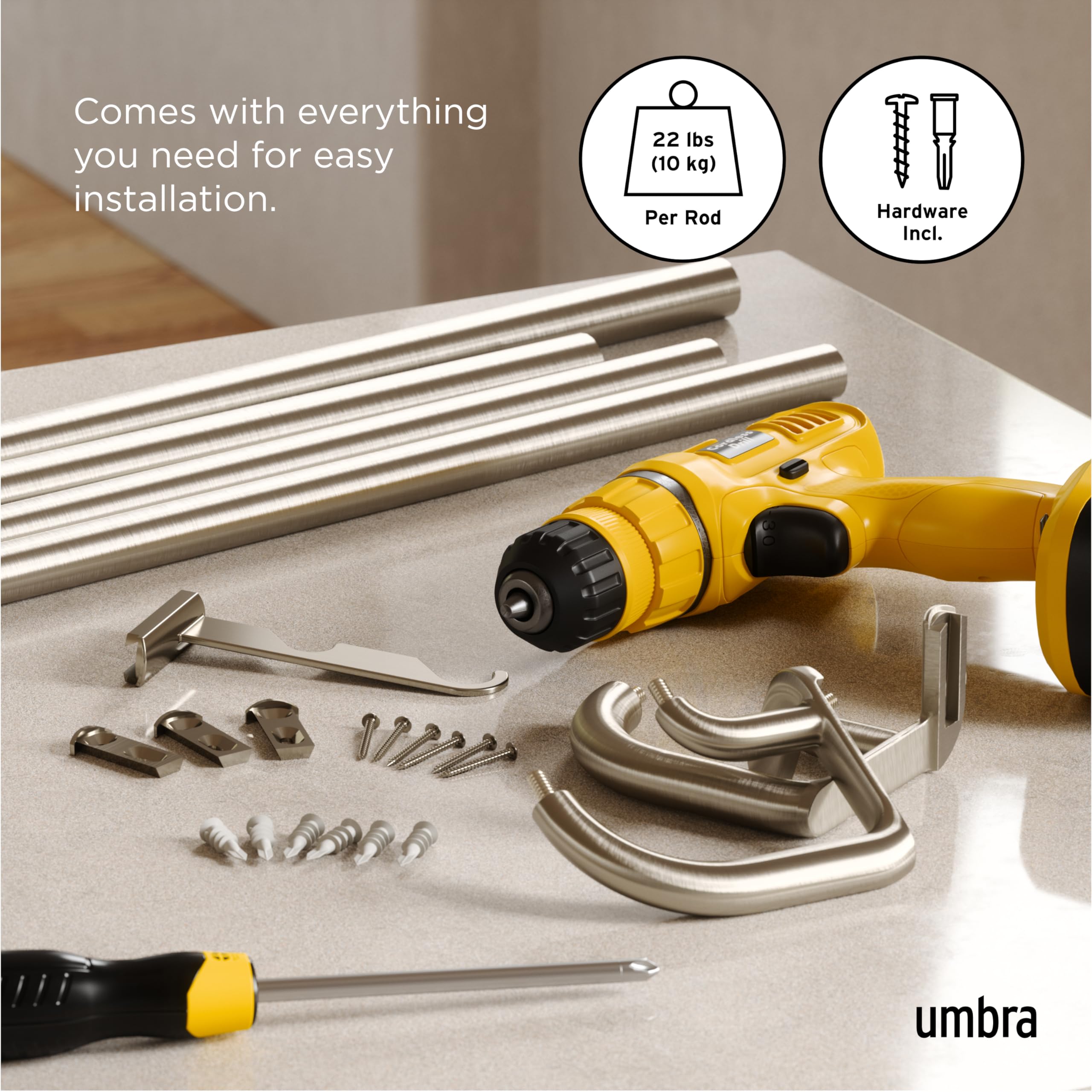 Umbra Twilight installed in bedroom creating darker room for better sleep and privacy