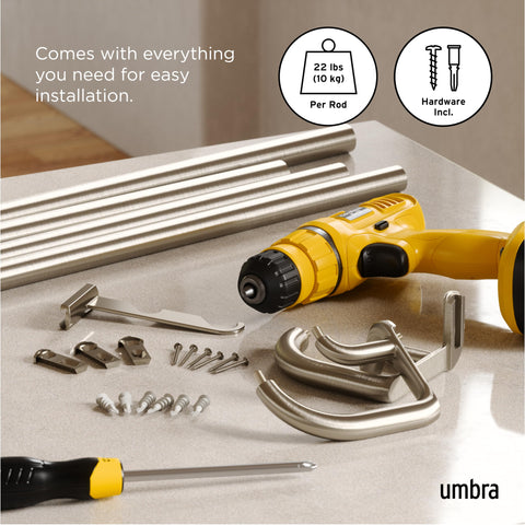 Umbra Twilight in a bedroom lifestyle setting showing better light control and privacy