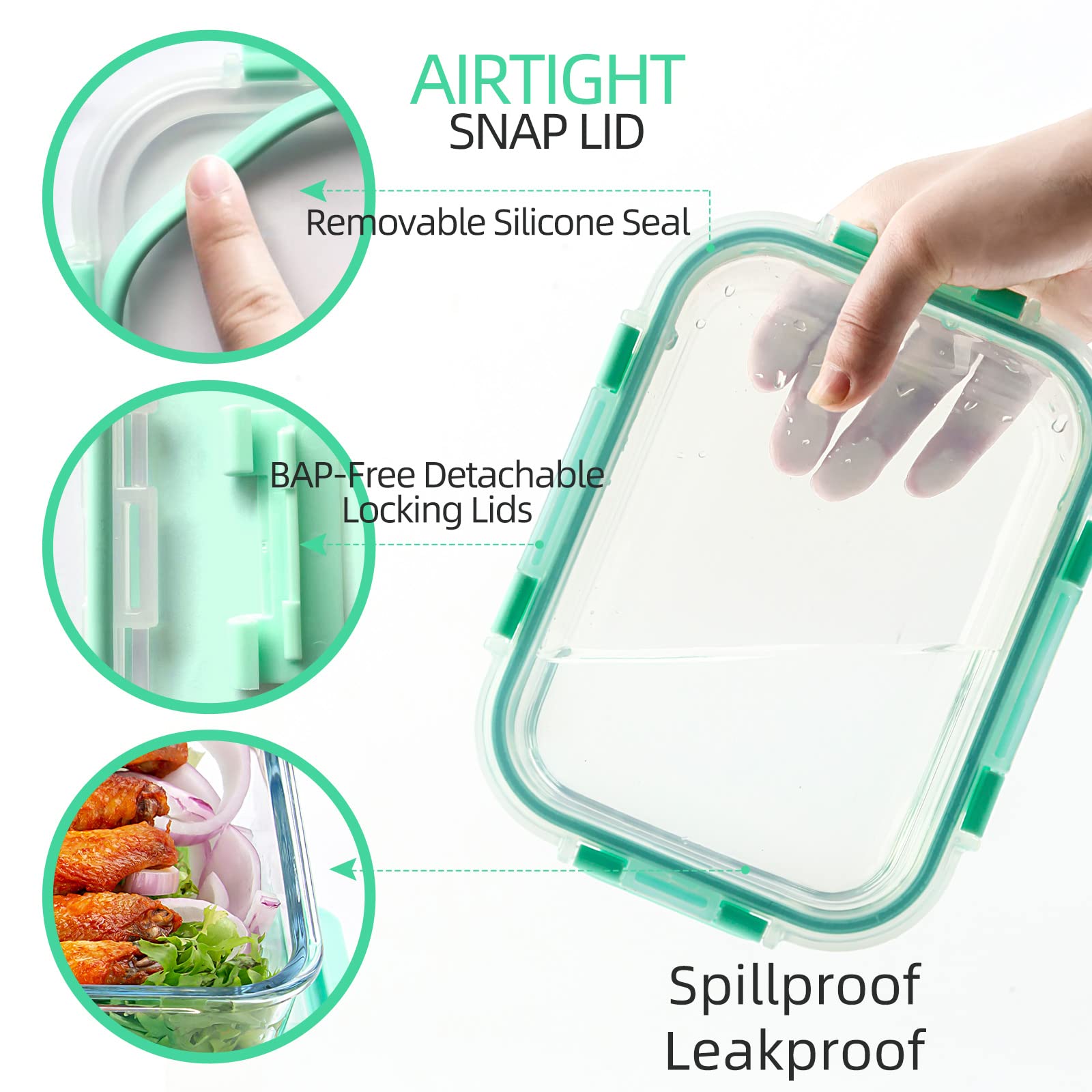 UMEIED close-up borosilicate glass edge showing durability benefit