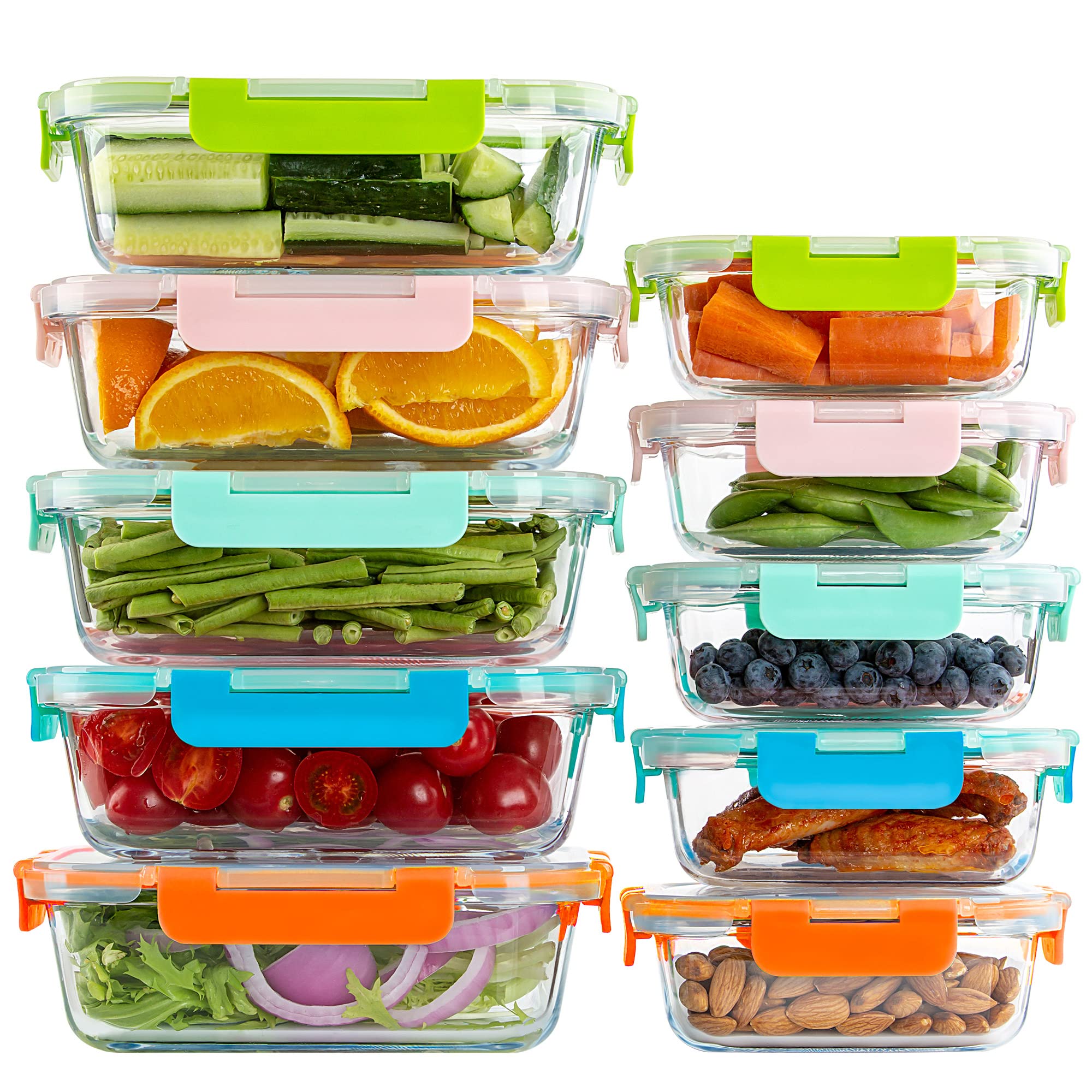 UMEIED front packaging showing 10-pack glass containers and convenience
