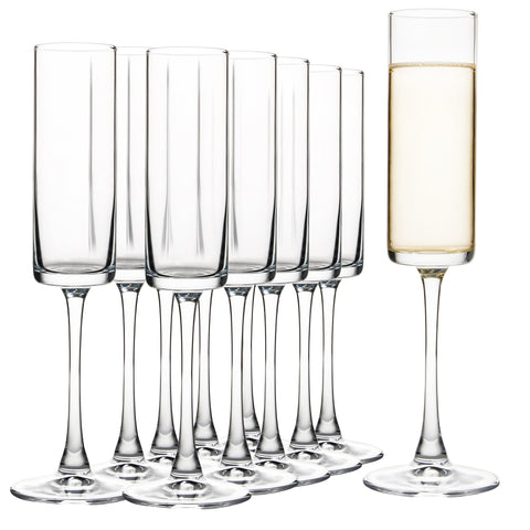 UMEIED flutes being used for a celebratory toast at a wedding, stylish ambiance
