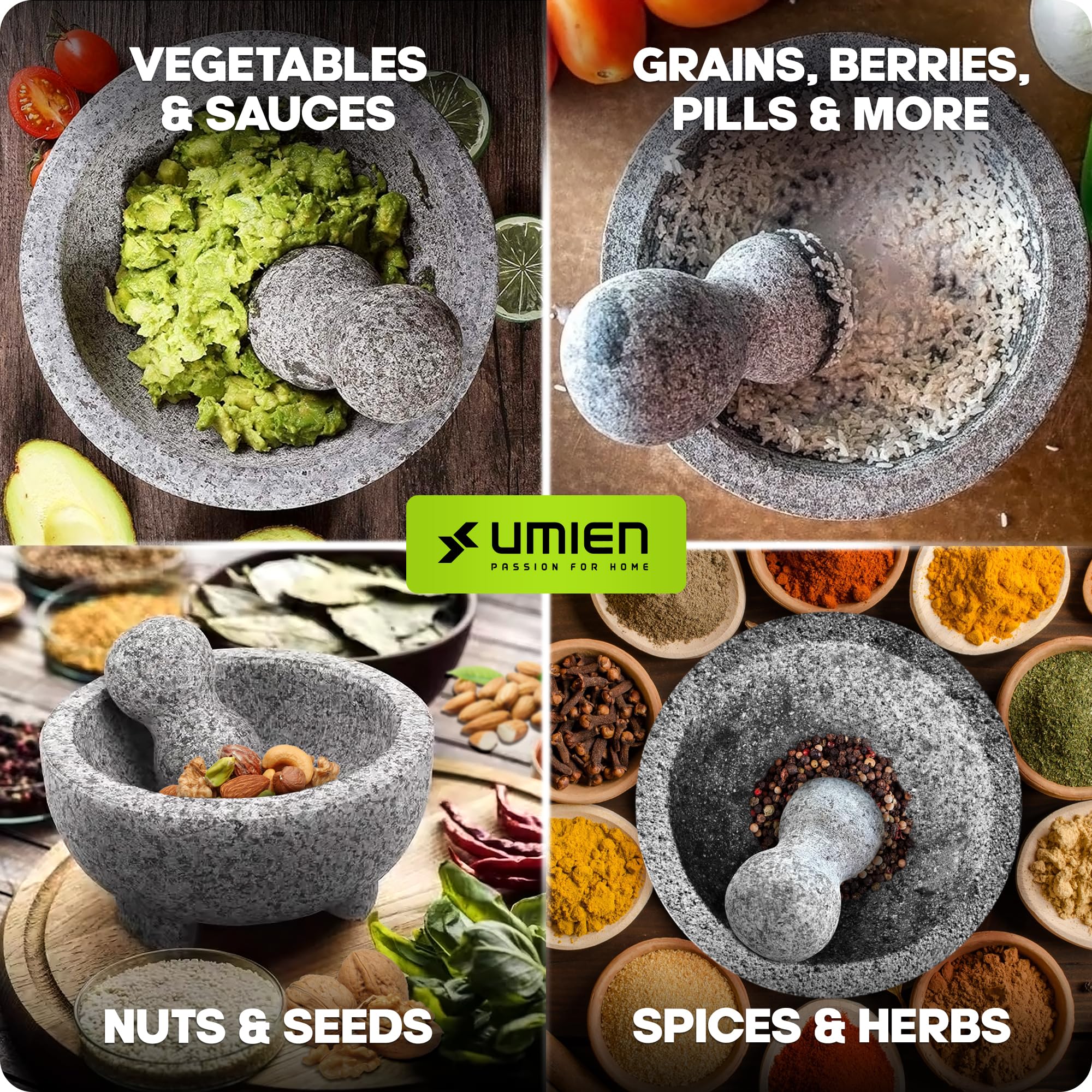 UMIEN avocado tool next to pestle for faster avocado prep