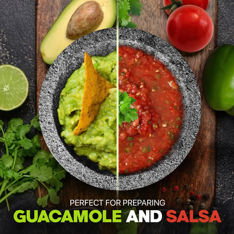 UMIEN molcajete served with salsa highlighting presentation benefit