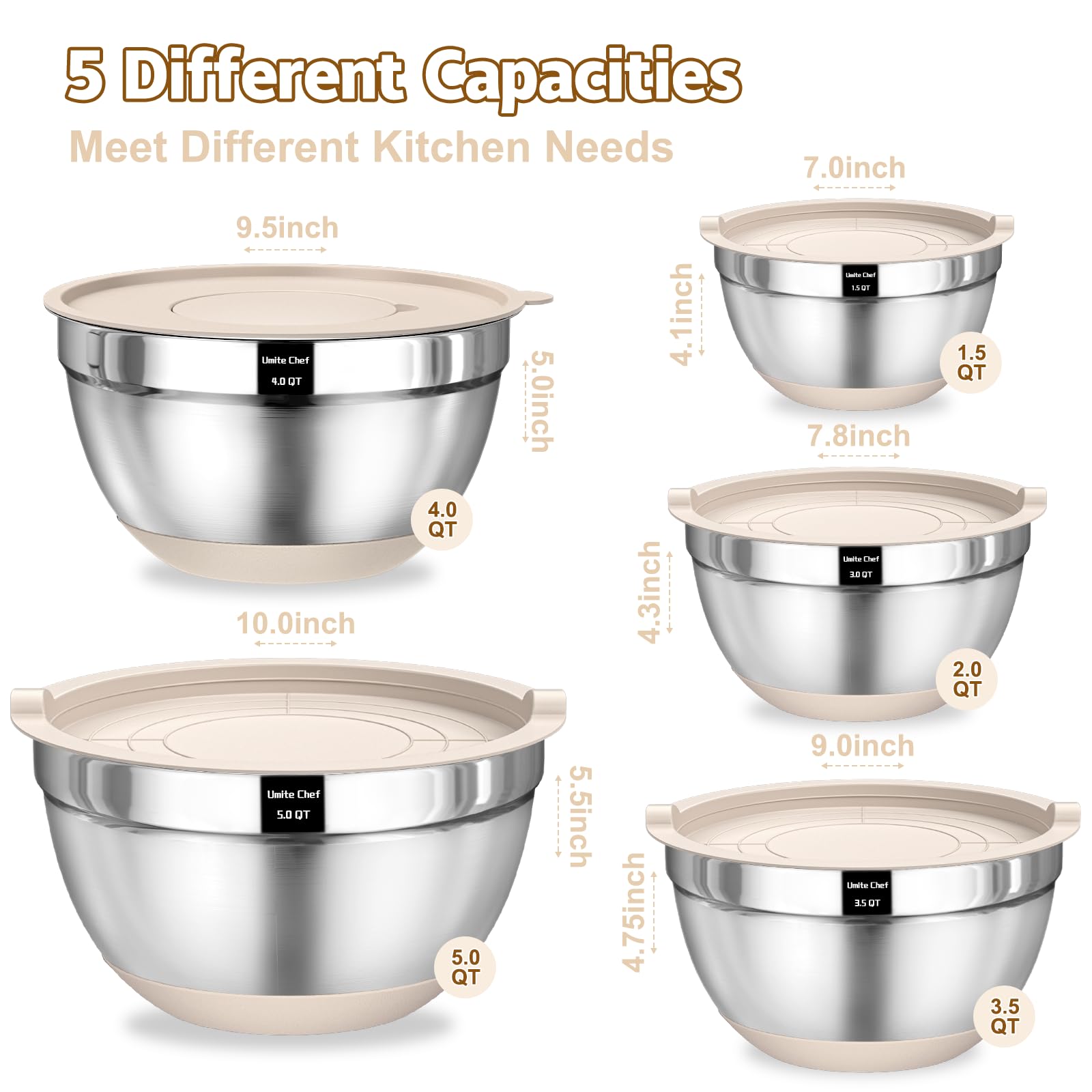 Umite Chef close-up of 4qt lid insert for easy additions and reduced splatter