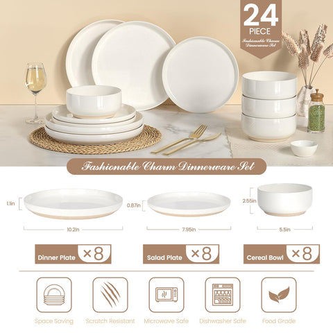 Umite Chef dinner plate close-up highlighting speckled glaze and durable finish