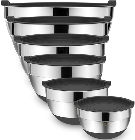 Umite Chef front view set showing all bowls and lids for versatile use