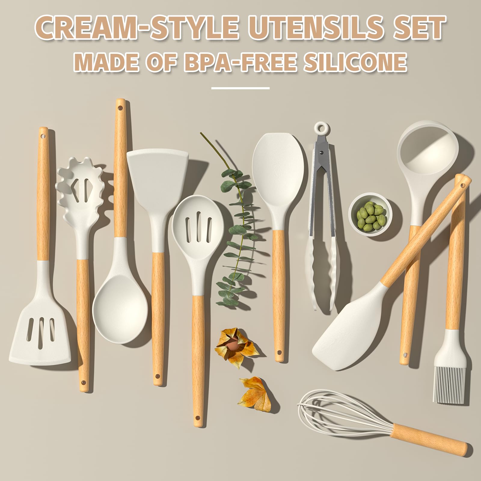 Umite Chef full set arranged on counter for organized kitchen convenience