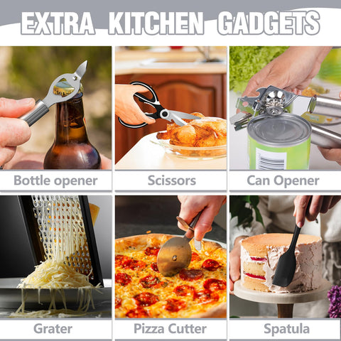 Umite Chef grater and garlic crusher highlighted for quick, efficient prep