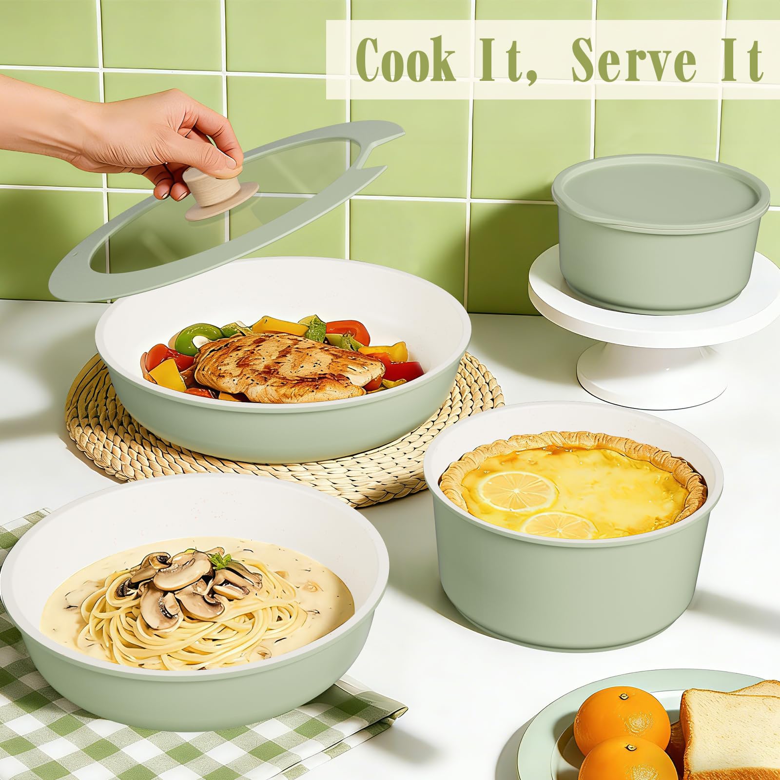 Umite Chef cookware in a kitchen with chef cooking to show practical everyday use benefits