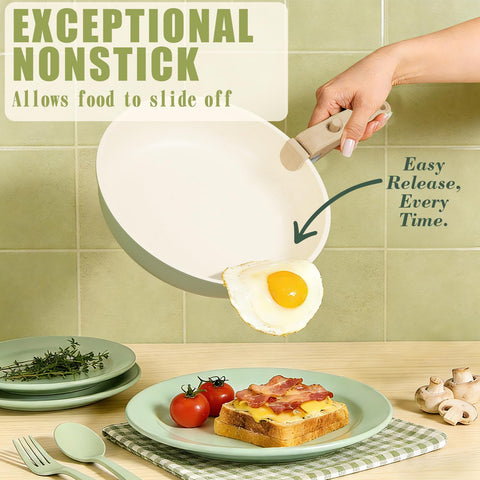 Umite Chef nested pots saving cabinet space and preventing scratches for compact storage